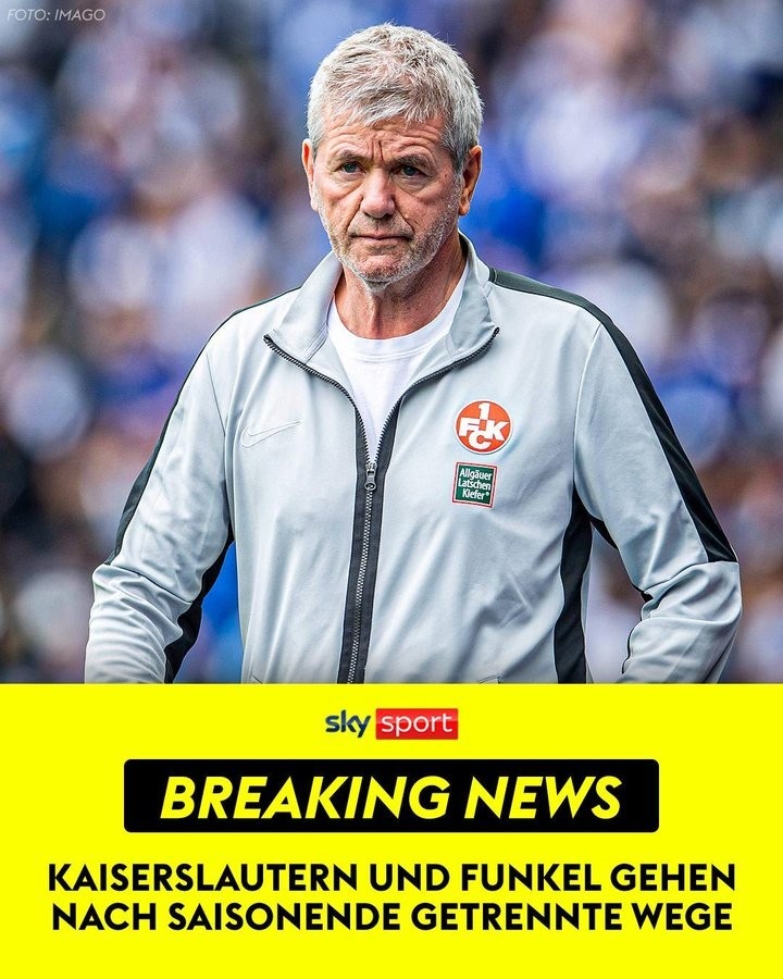 官方：凯泽斯劳滕70岁老帅丰克尔将在德国杯决赛后离任